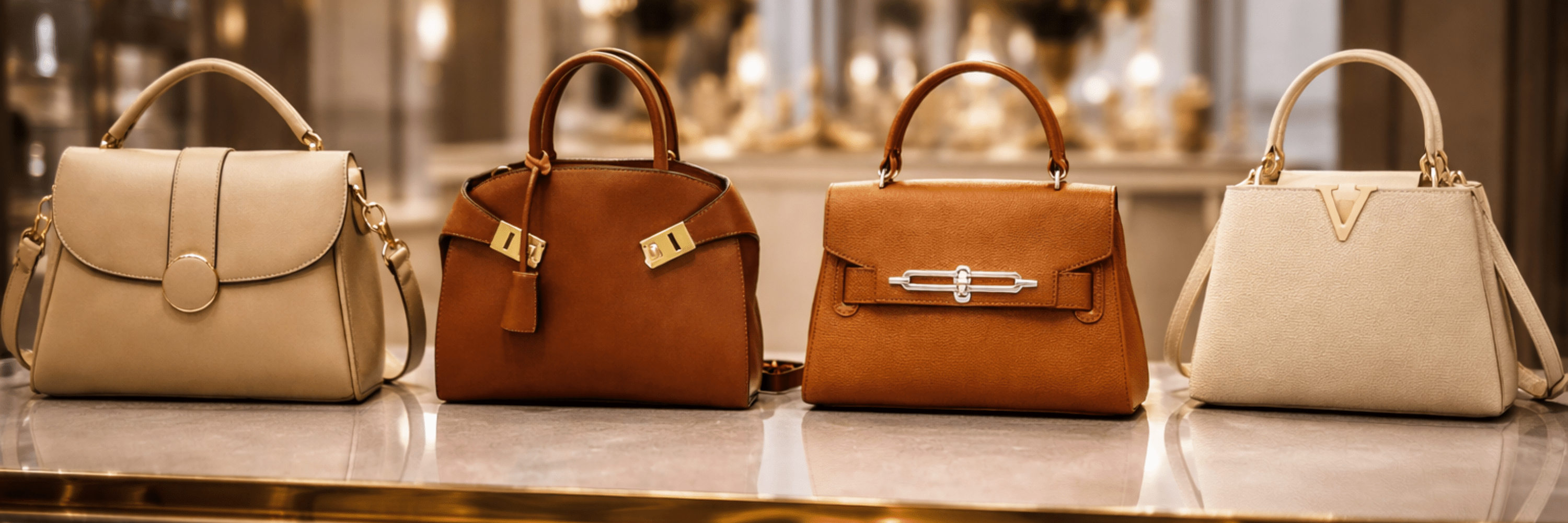 Elegant leather handbags from the Timeless Elegance collection