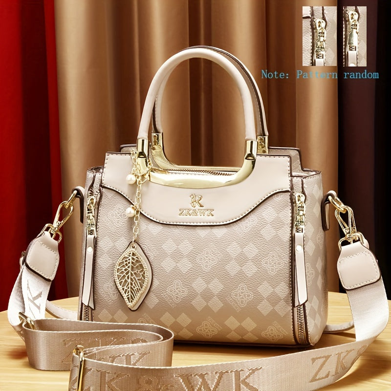 Vintage Luxury PU Leather Handbag – Elegant Retro Shoulder & Crossbody Bag for Women