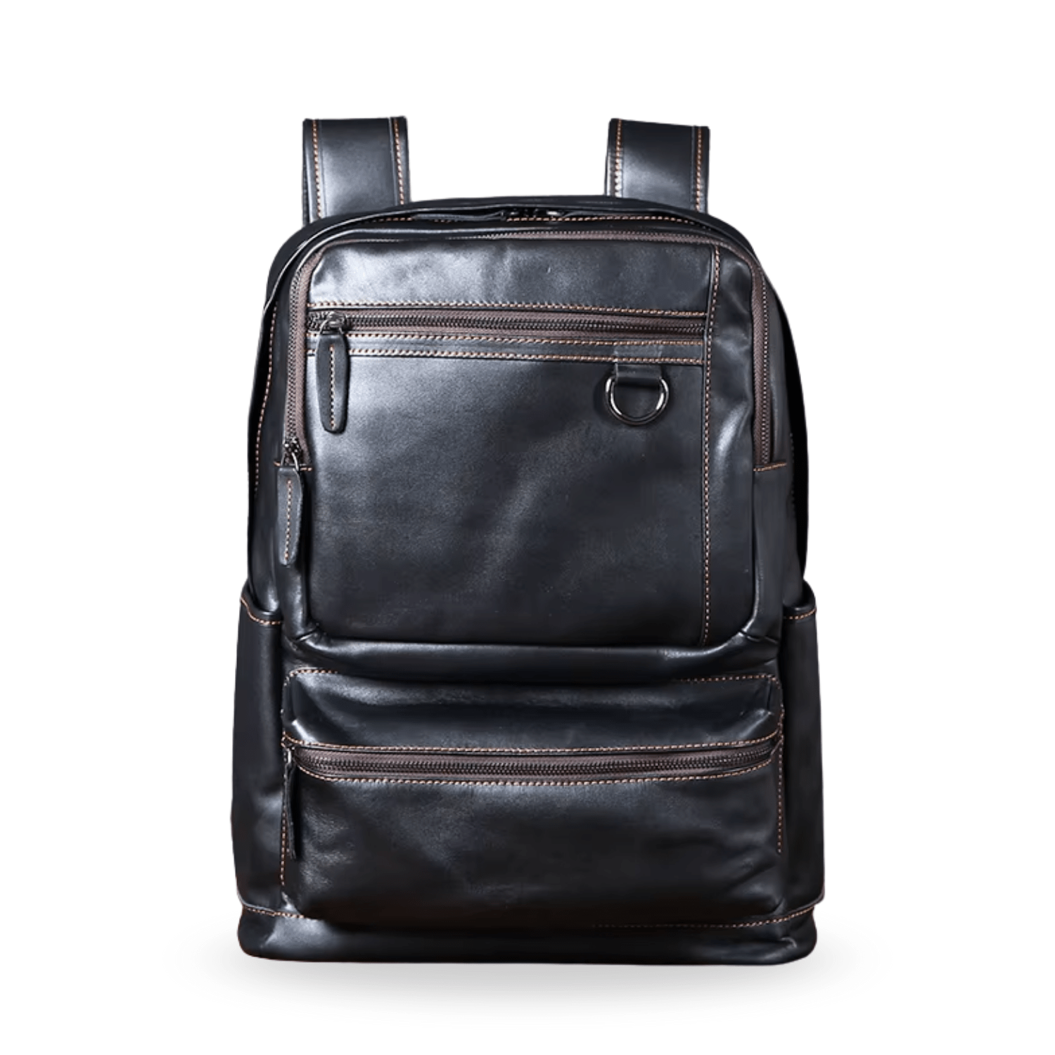 Benson Leather Backpack – Classic Laptop Travel Bag
