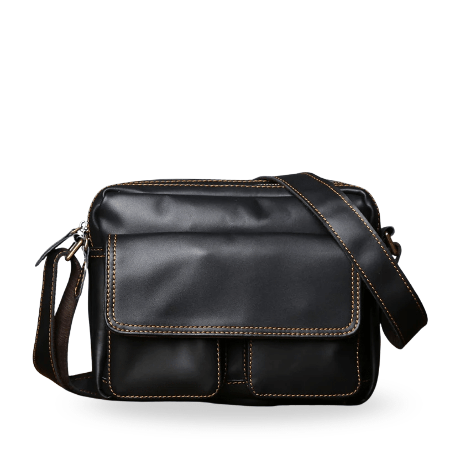 Calloway Leather Messenger – Vintage Crossbody Shoulder Bag