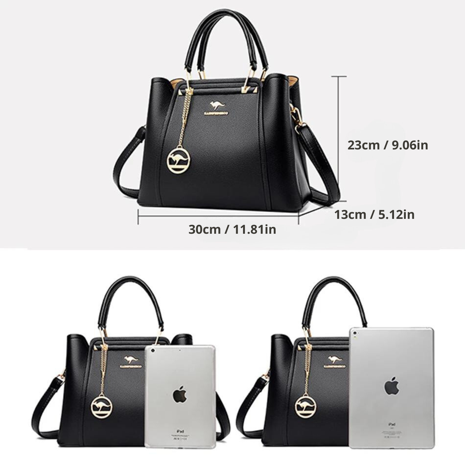 Strukturierte Eleganz Designer-Tragetasche