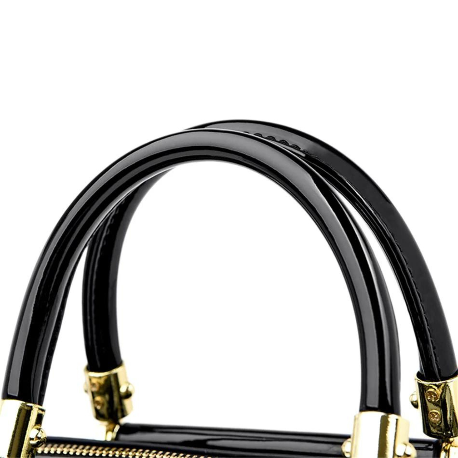 Vintage Luxe Handtasche mit Krokoprägung