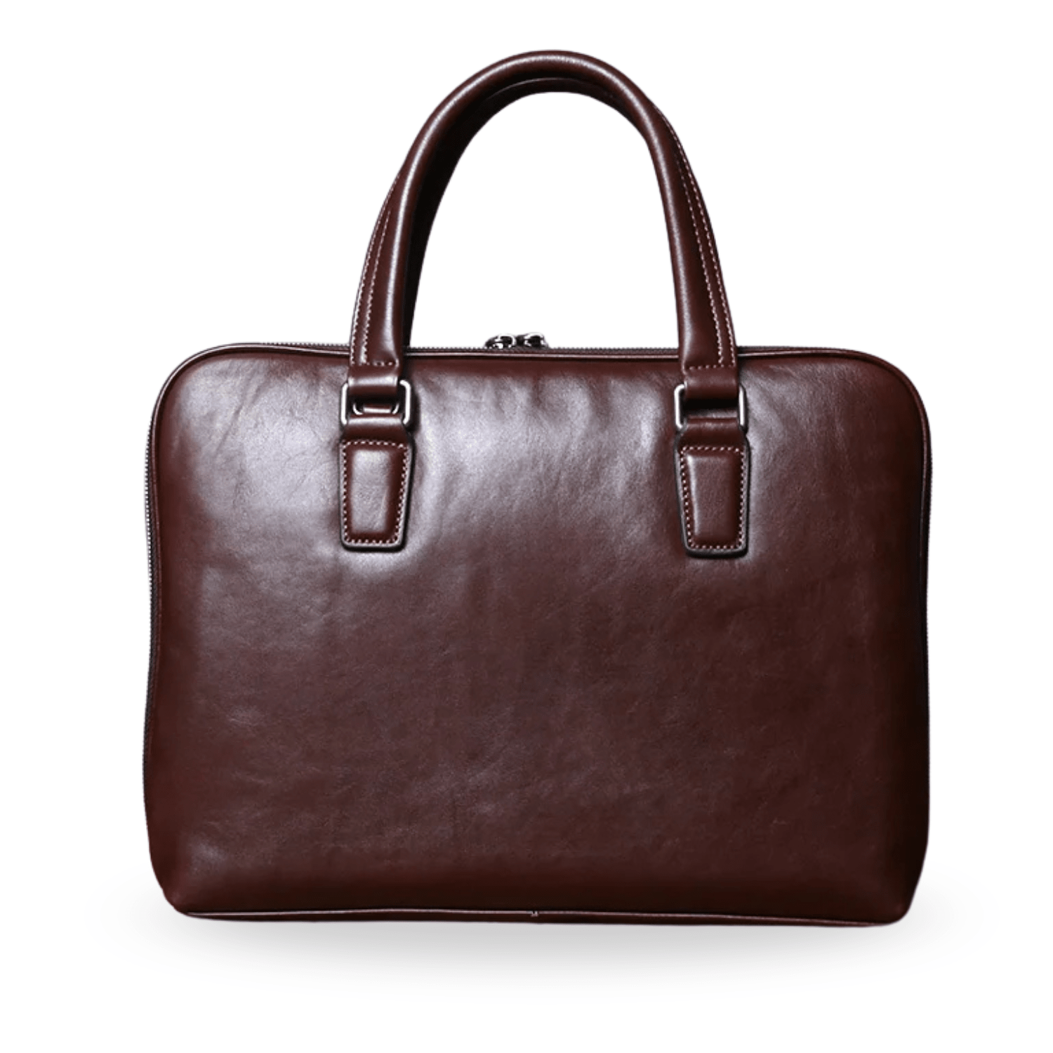 Mercer Leather Briefcase – Minimalist Business Laptop Bag