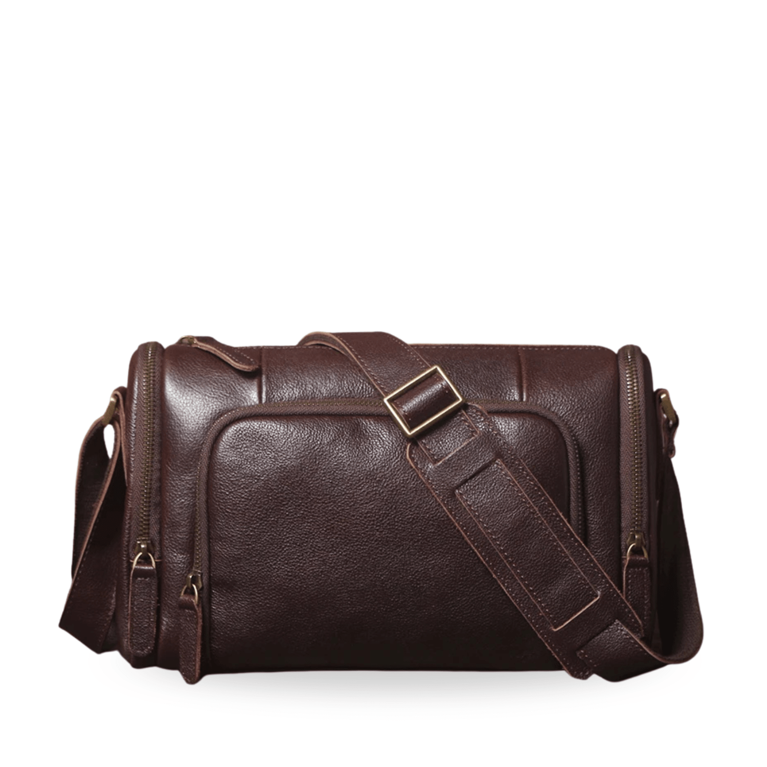 Carver Leather Messenger Bag – Vintage Crossbody Satchel