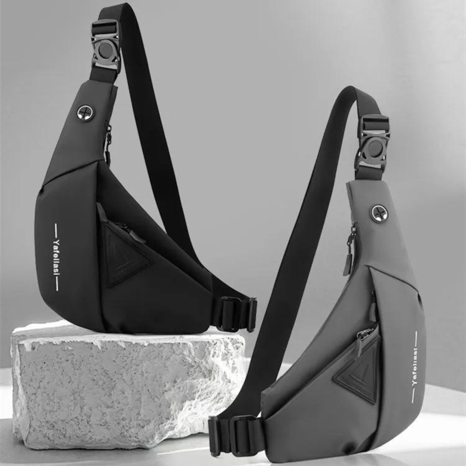 Ergonomische Sling-Umhängetasche mit Diebstahlschutz