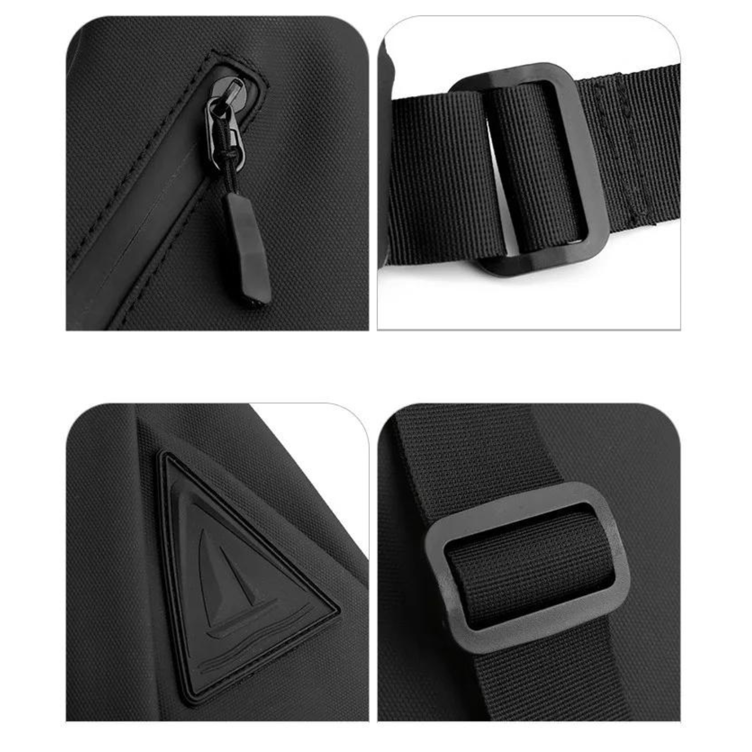 Ergonomische Sling-Umhängetasche mit Diebstahlschutz