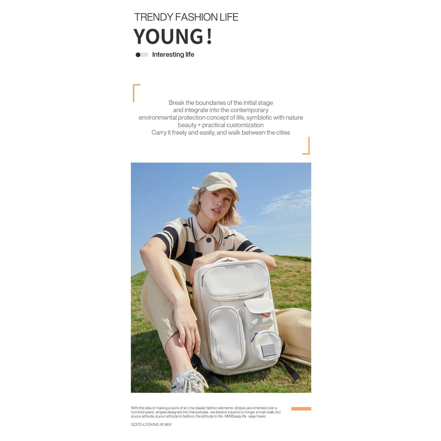 Reiserucksack mit mehreren Fächern – wasserdichte 18-Zoll-Laptoptasche
