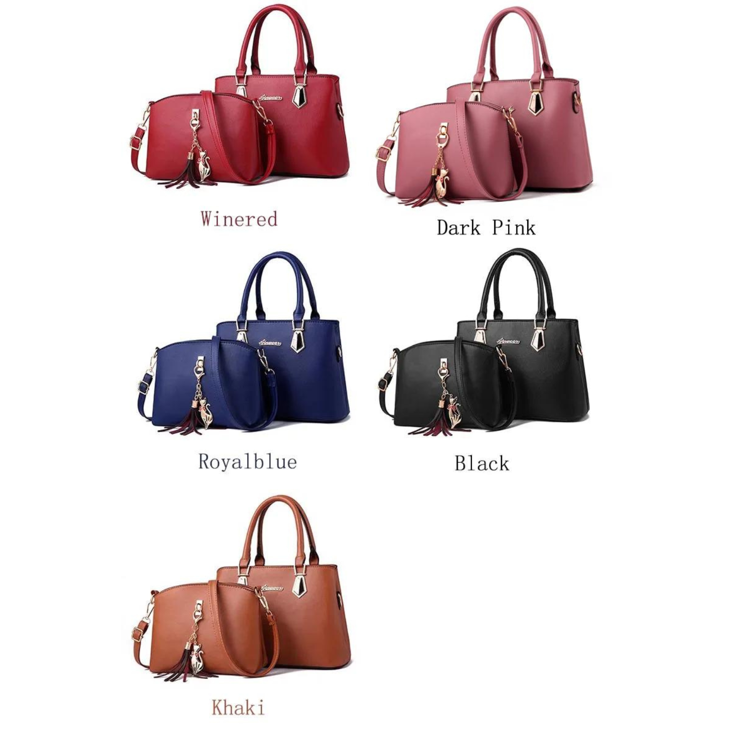 Anspruchsvolles Saddle-Handtaschen-Duo