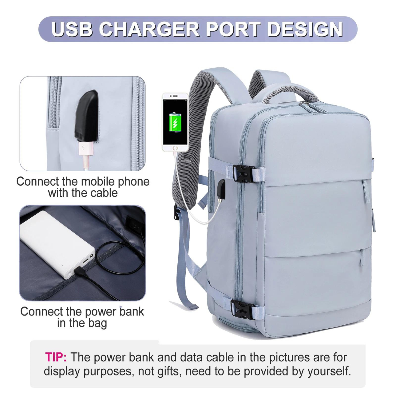 Jet-Setters umwandelbarer Handgepäck-Rucksack