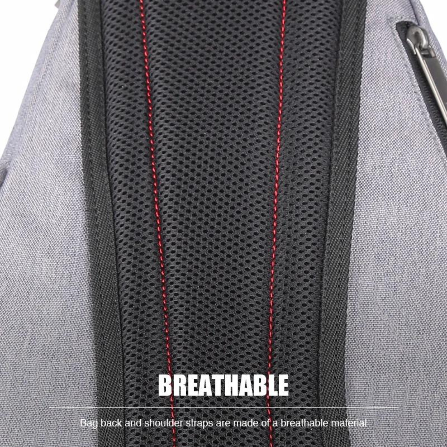 Technisch versierter Sling-Rucksack mit USB-Anschluss