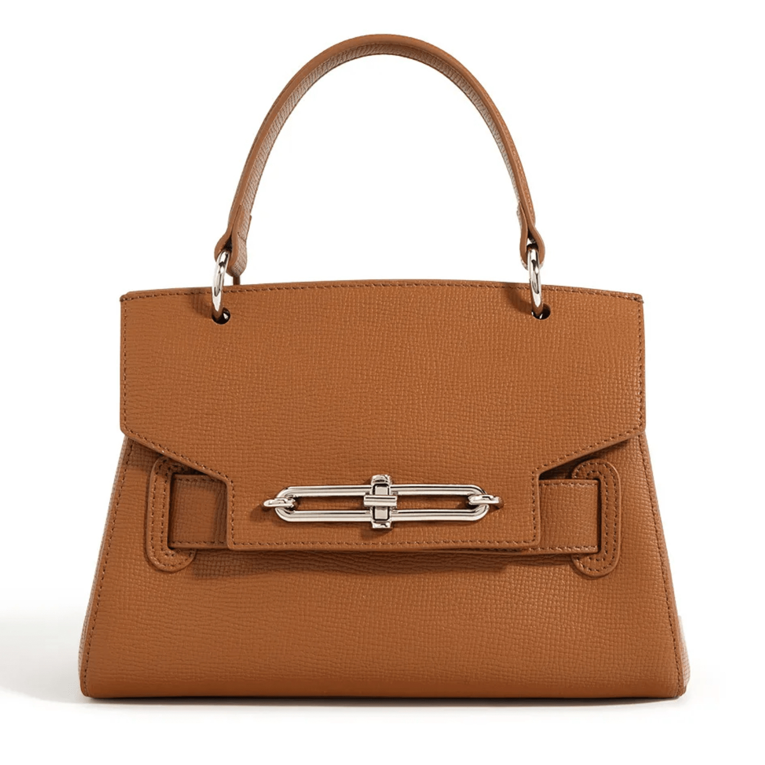 Clara Signature Bag - Structured Leather Handbag