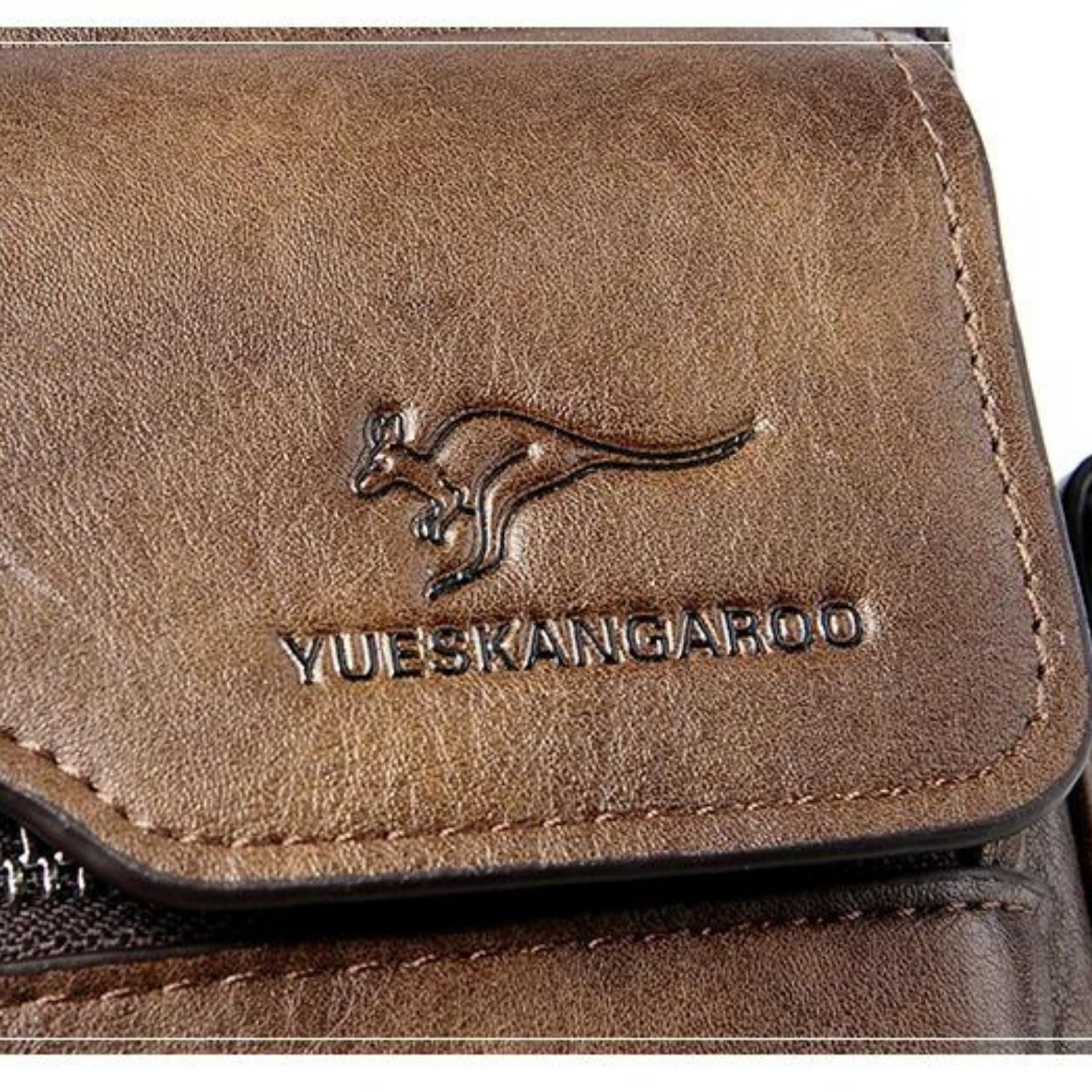 Vintage Leder Sling Bag für Herren – Vielseitige Crossbody Messenger