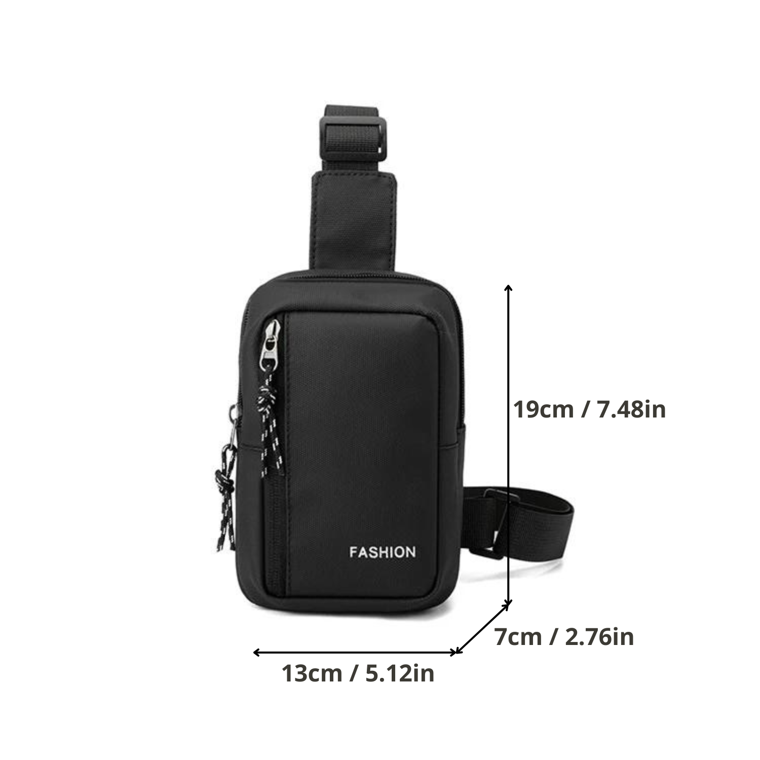 Compact Urban Crossbody Oxford Bag for Men