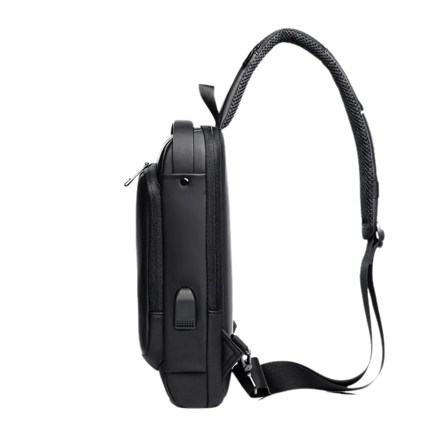 Diebstahlsichere Umhängetasche mit USB-Ladefunktion