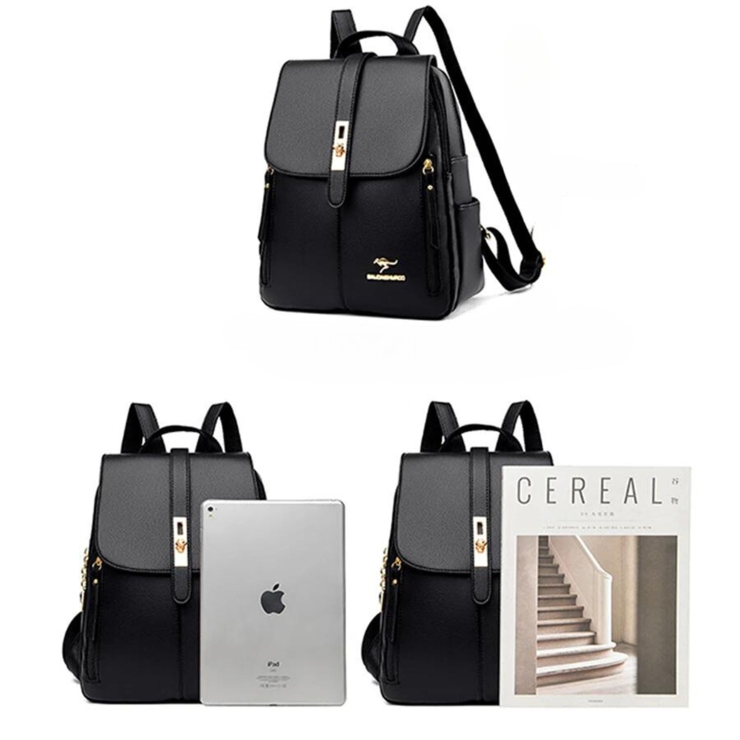 Luxurious Vintage Leather Backpack