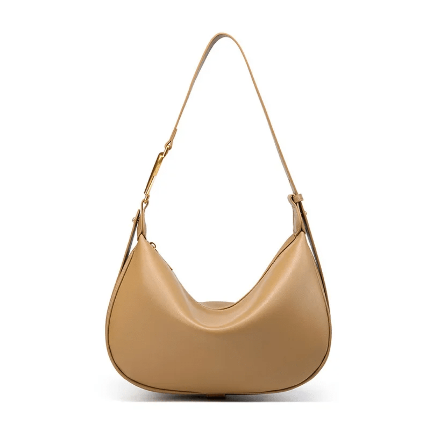 Colette Crescent Shoulder Bag – Minimalist Soft Leather Hobo