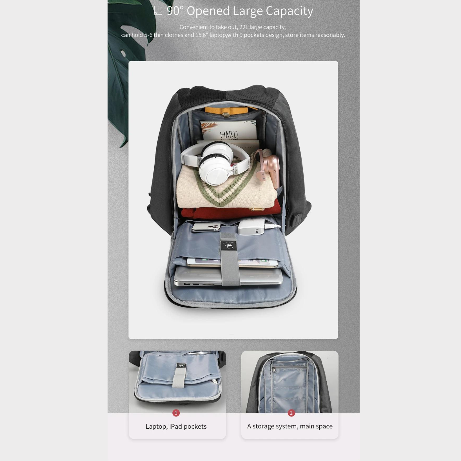 Robuster und vielseitiger Urban Commuter Rucksack