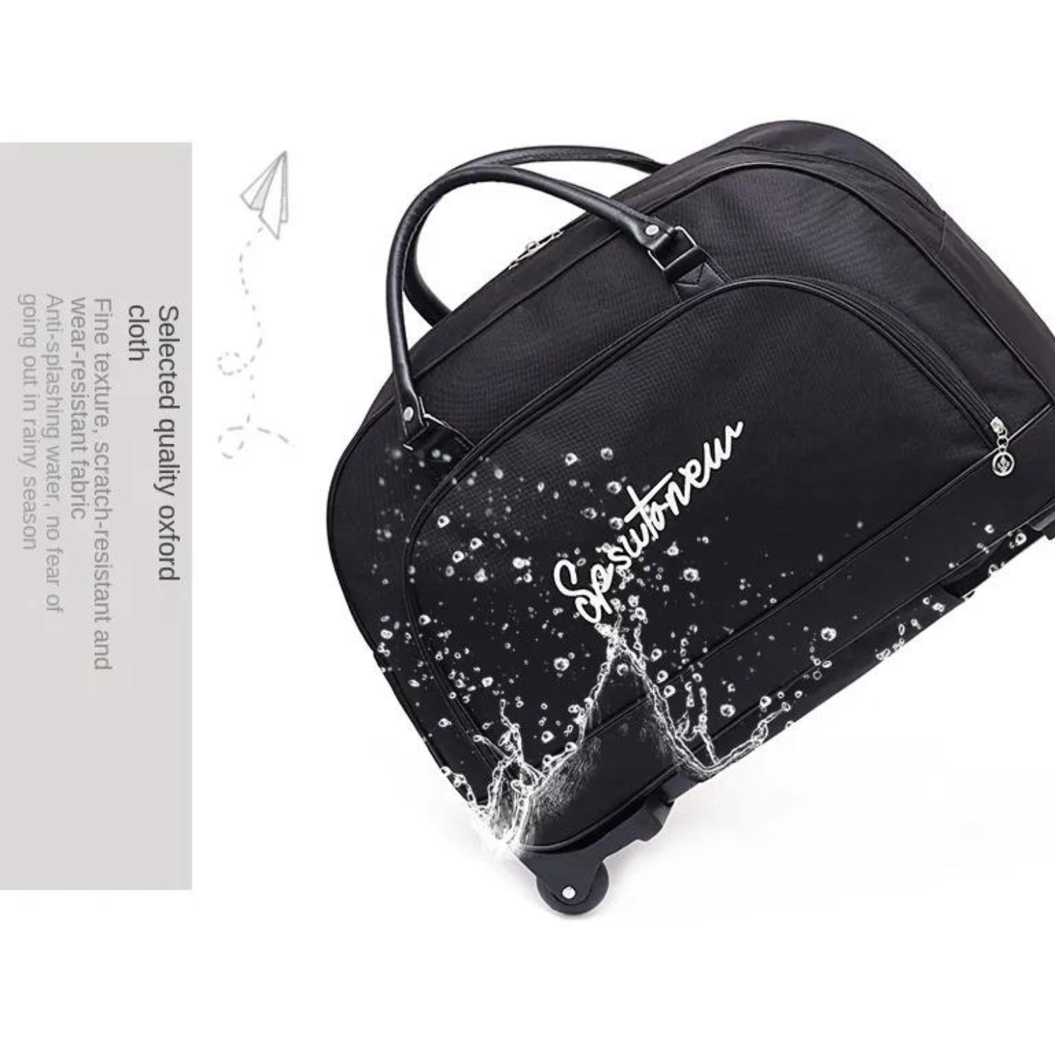 Blush Voyager: Schicke Trolley-Reisetasche mit praktischen Rollen