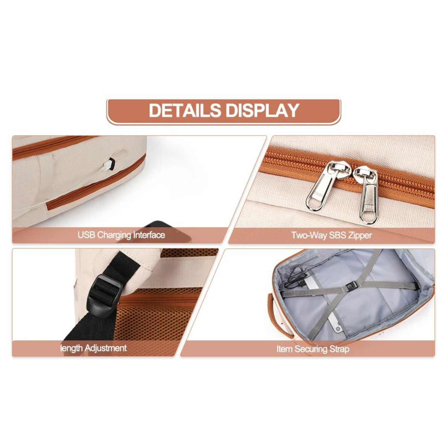 Reisetauglicher Laptop-Rucksack – Von Fluggesellschaften zugelassenes Design