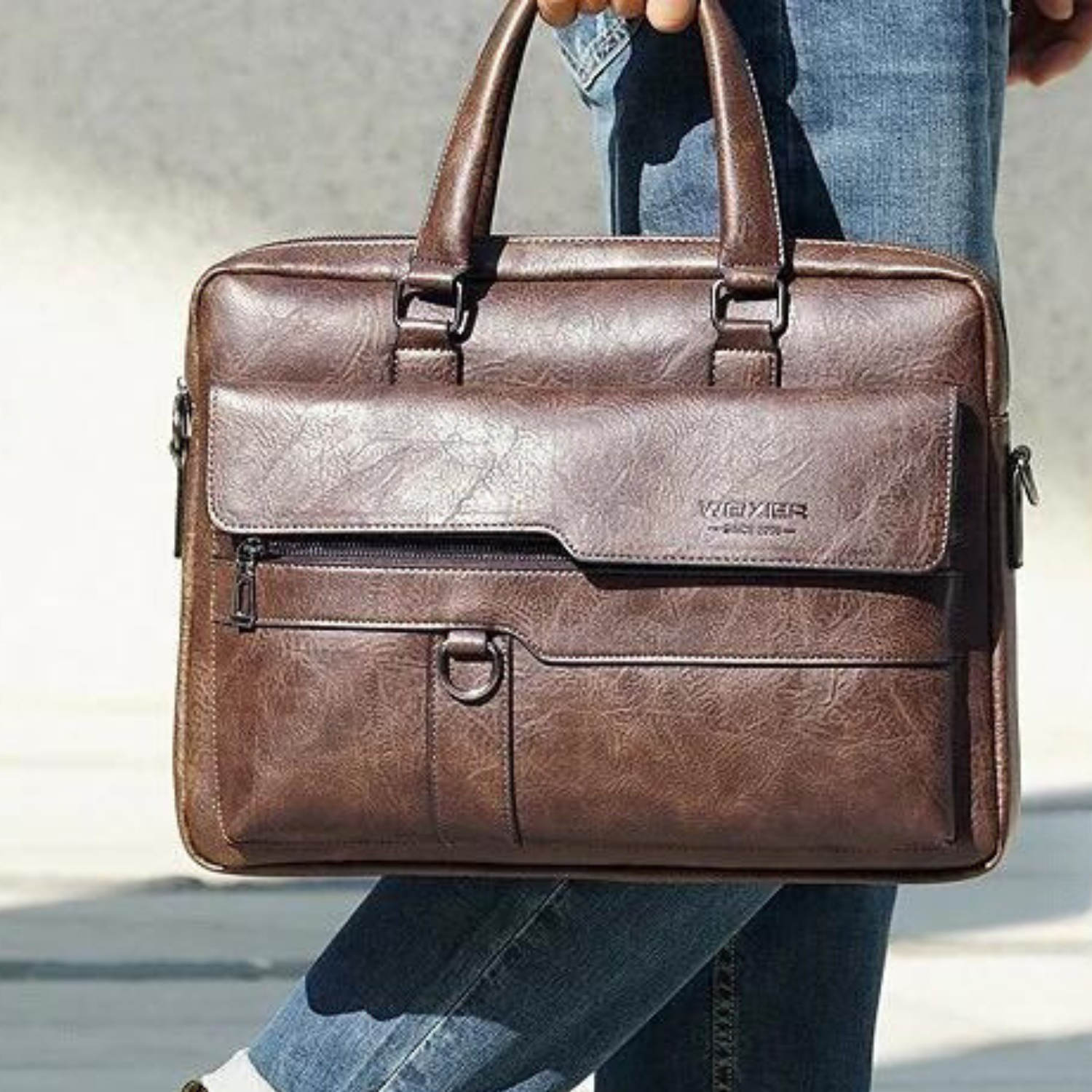 Executive-Aktentasche aus Leder für moderne Berufstätige