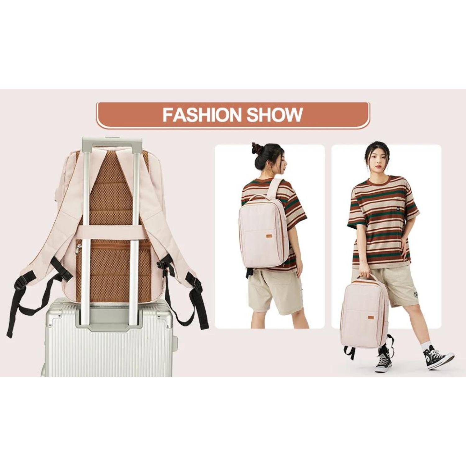 Reisetauglicher Laptop-Rucksack – Von Fluggesellschaften zugelassenes Design