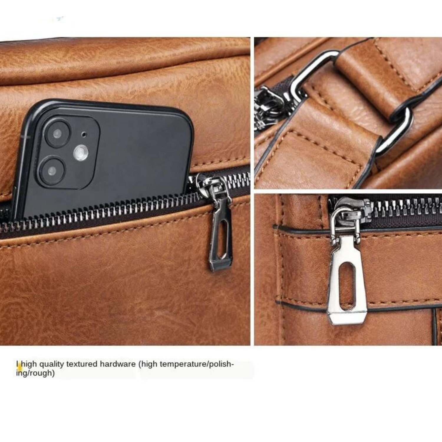 Vintage Auburn Messenger Bag