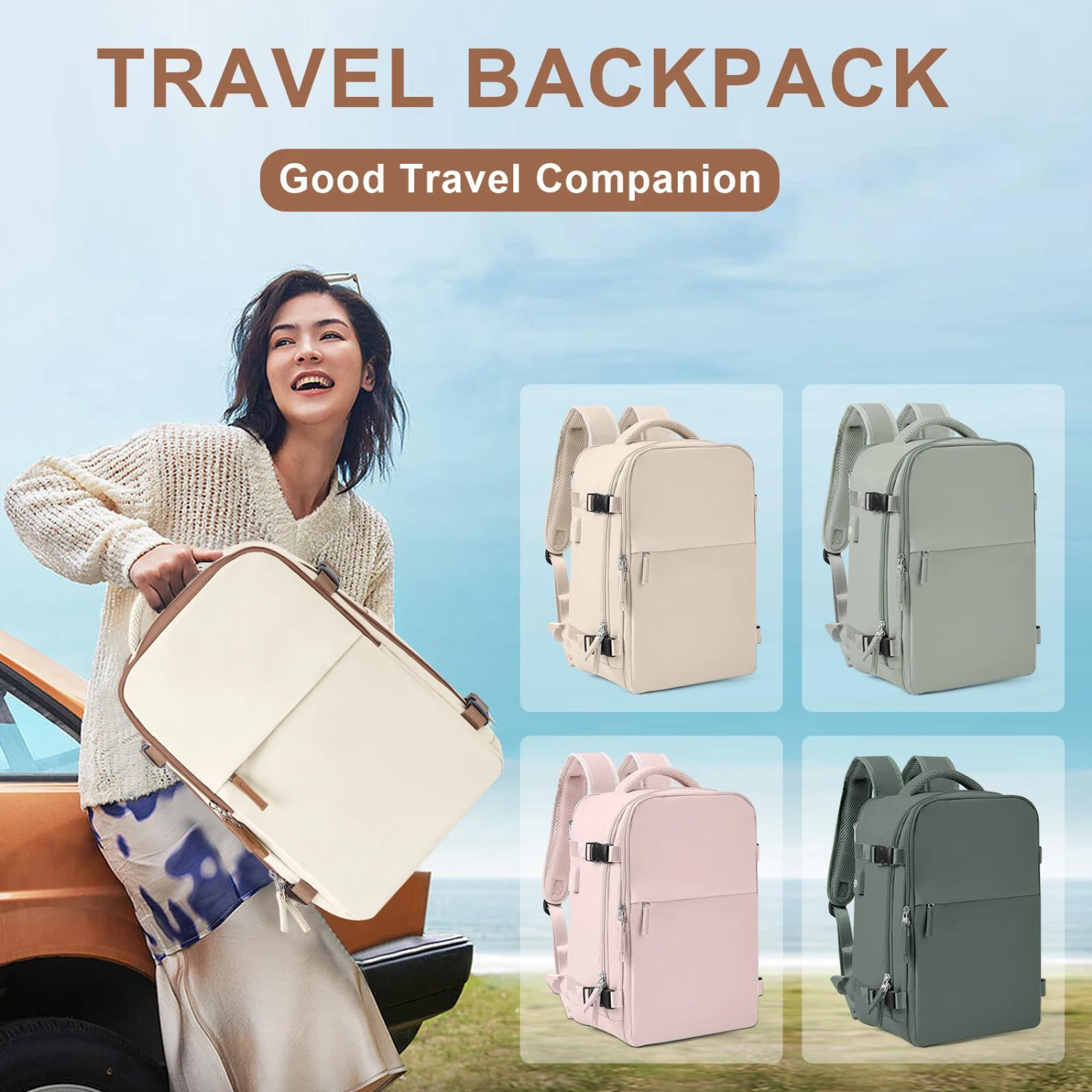 Reiseoptimierter Handgepäck-Rucksack für Ryanair & EasyJet