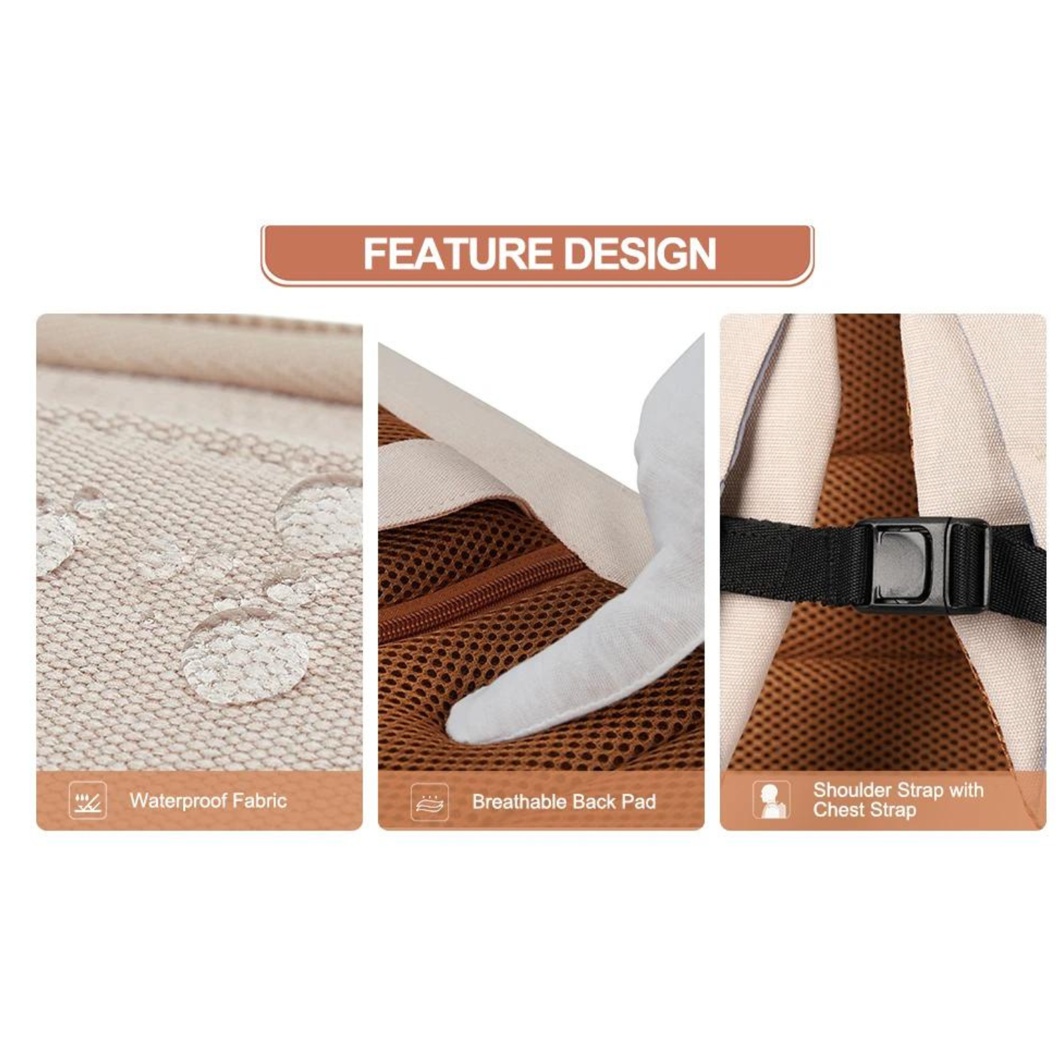 Reisetauglicher Laptop-Rucksack – Von Fluggesellschaften zugelassenes Design