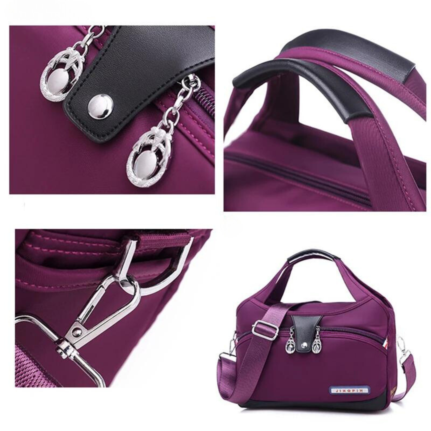 Versatile Voyager - Chic Waterproof Nylon Handbag