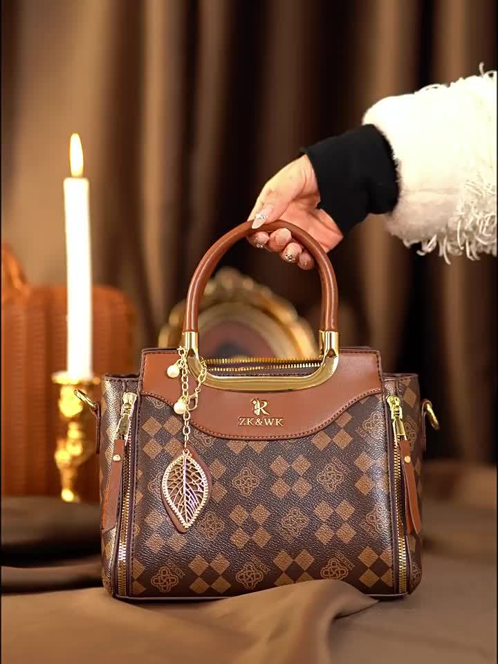 Vintage Luxury PU Leather Handbag – Elegant Retro Shoulder & Crossbody Bag for Women