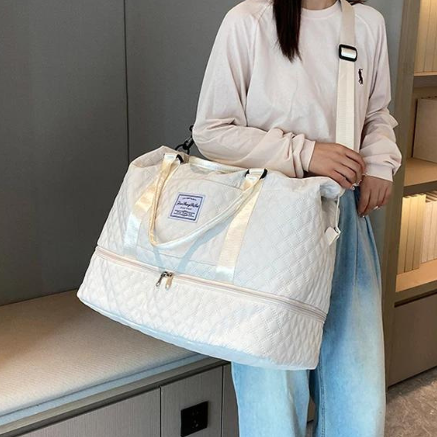 Mehrzweck-Reisetasche mit wasserdichtem Schuhfach