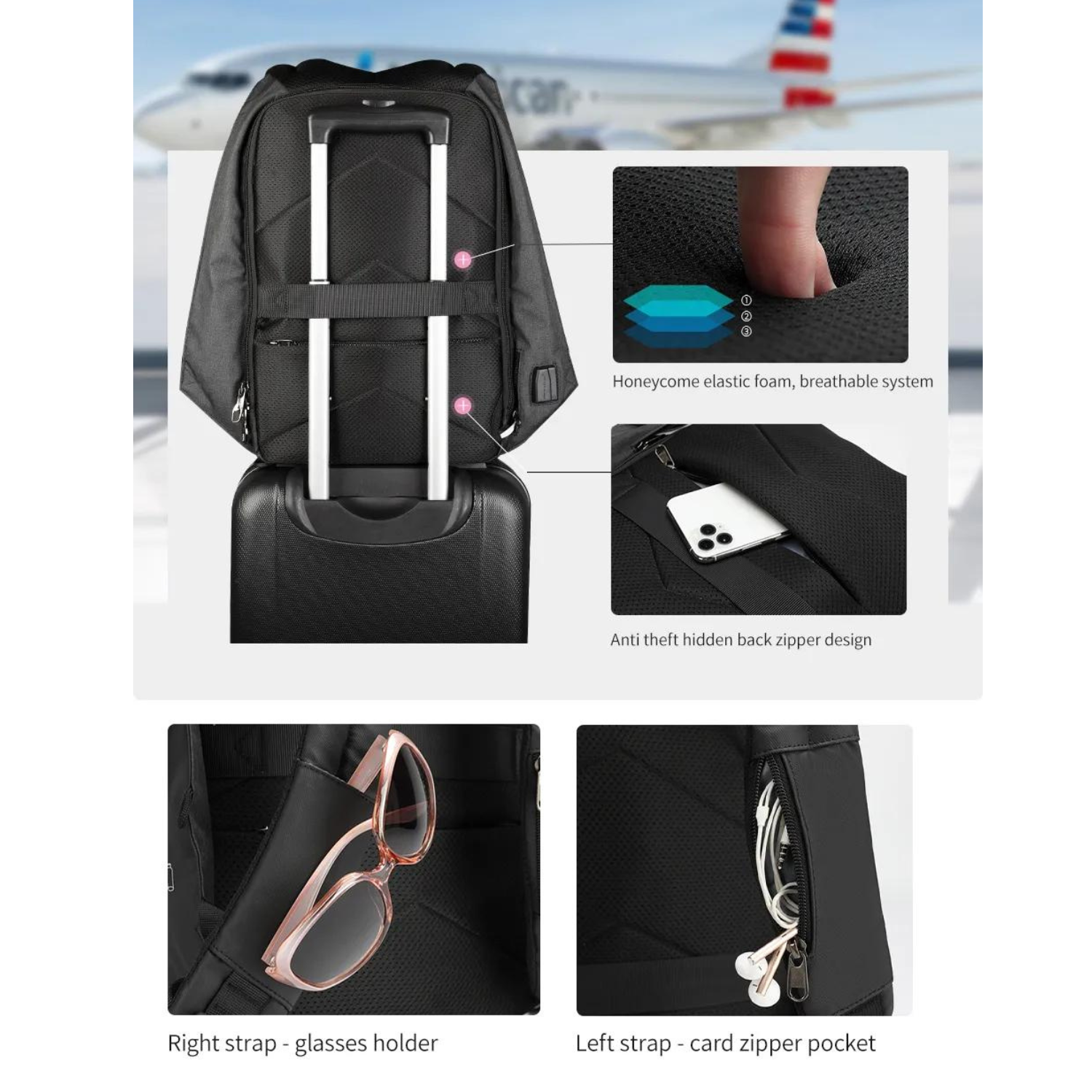 Robuster und vielseitiger Urban Commuter Rucksack