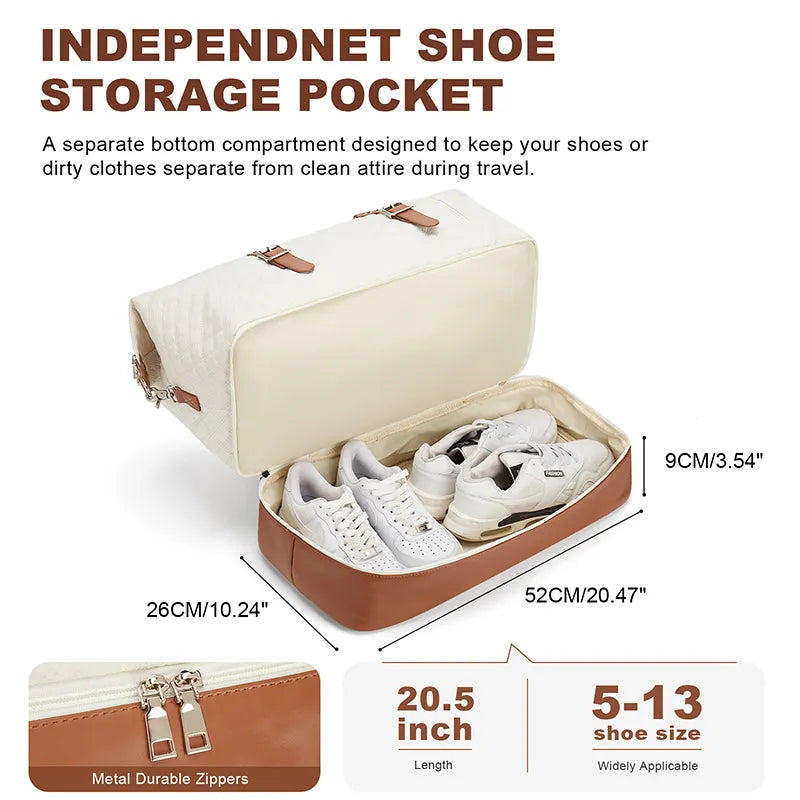 Weekender-Tasche mit großem Fassungsvermögen für Damen