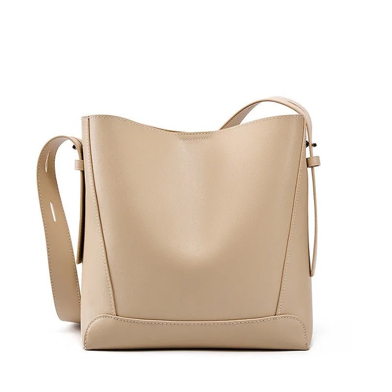Sarah Bucket Tote – Minimalist Everyday Leather Bag