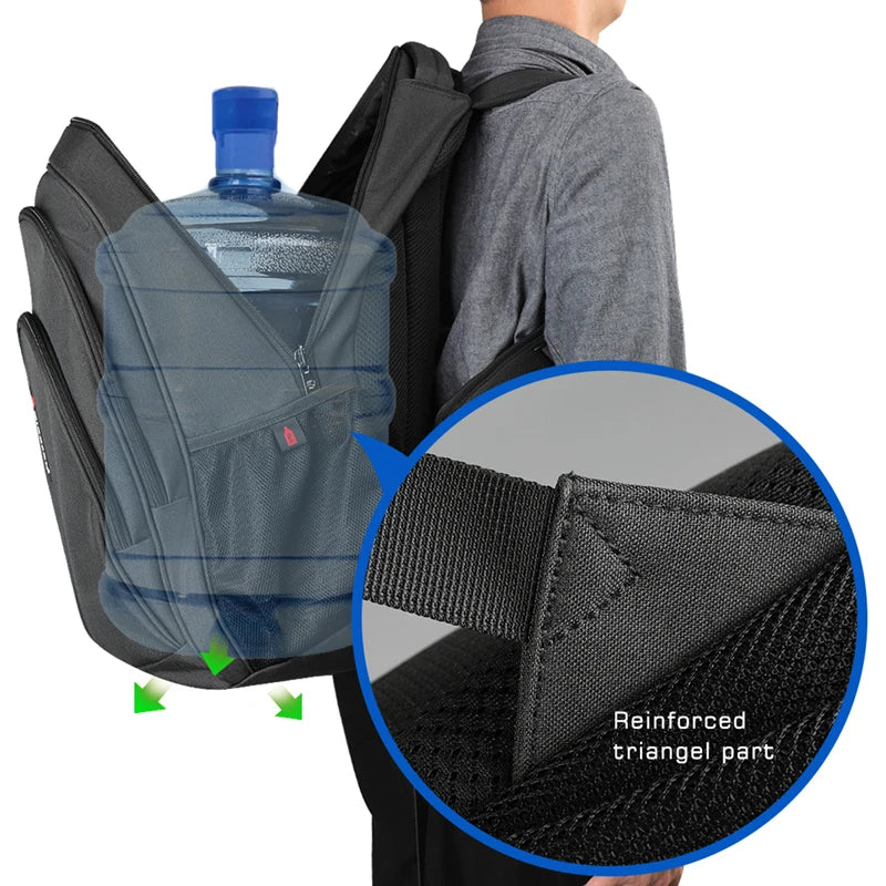 Diebstahlsicherer Laptop-Rucksack mit großer Kapazität – Sichere und langlebige Reisetasche
