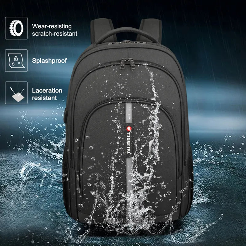 Diebstahlsicherer Laptop-Rucksack mit großer Kapazität – Sichere und langlebige Reisetasche