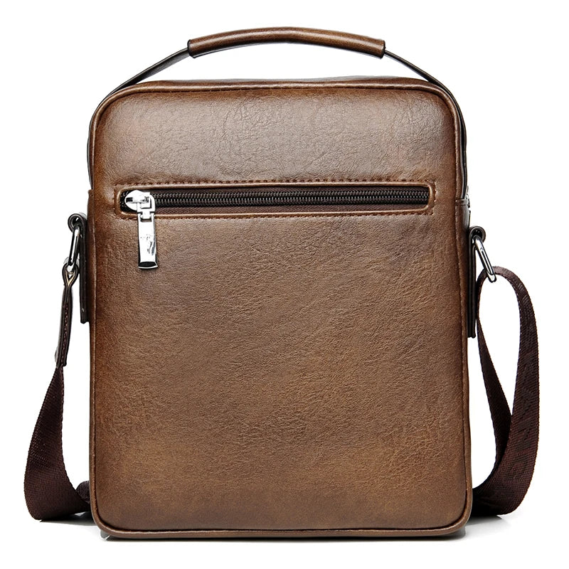Vintage Leder Sling Bag für Herren – Vielseitige Crossbody Messenger