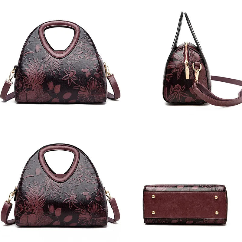 Vanderwah Handtasche: Geprägtes Design mit geräumigem Luxus