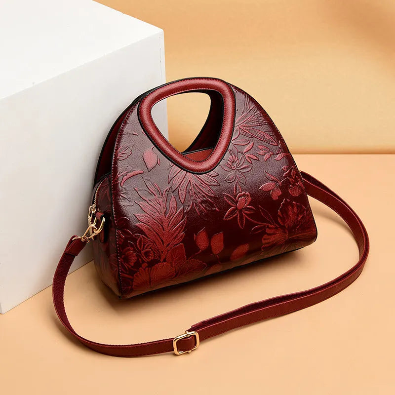 Vanderwah Handtasche: Geprägtes Design mit geräumigem Luxus