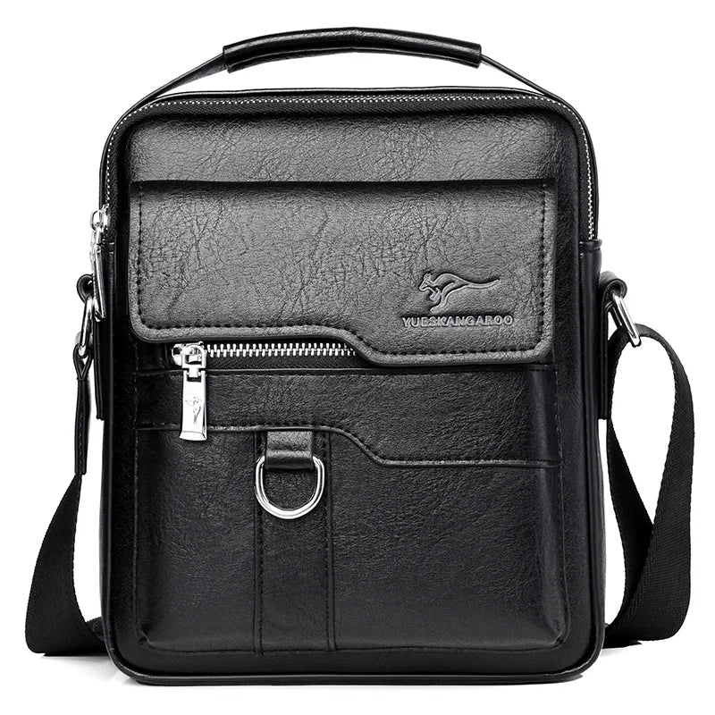Vintage Leder Sling Bag für Herren – Vielseitige Crossbody Messenger