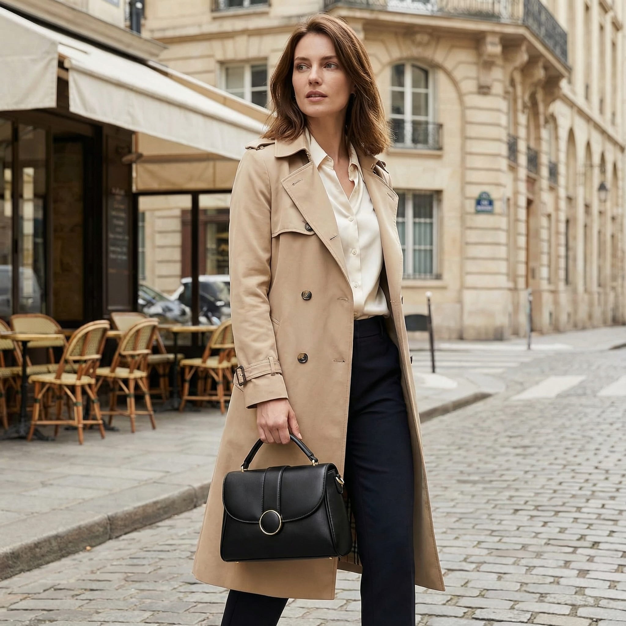 Luxury Leather Women's Handbag – Elegant Shoulder & Hand Carry Bag