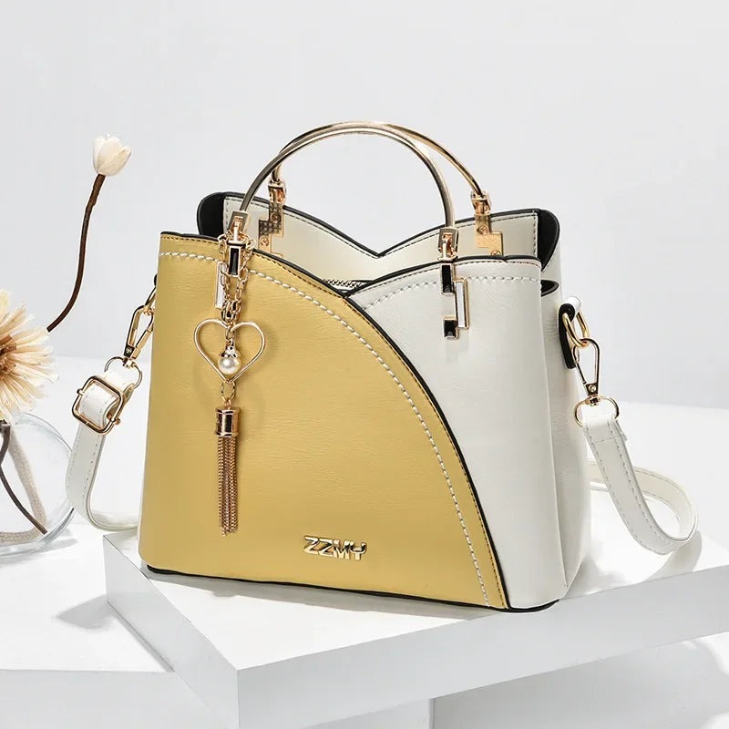 Pastel Patchwork Tote: Stylish & Spacious Everyday Bag