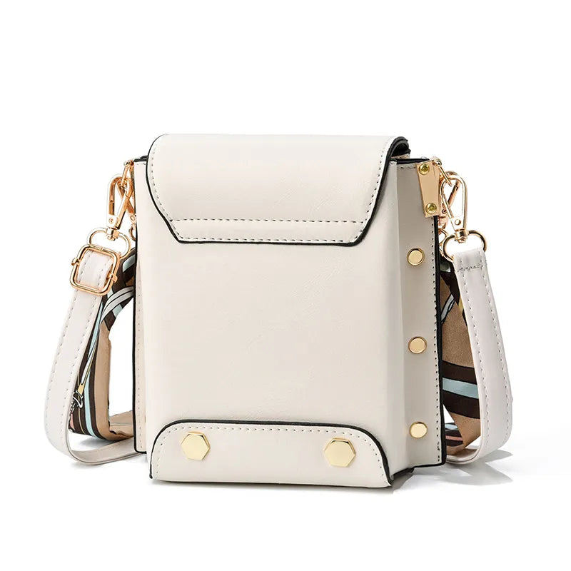 Whimsical Printed Mini Messenger Bag