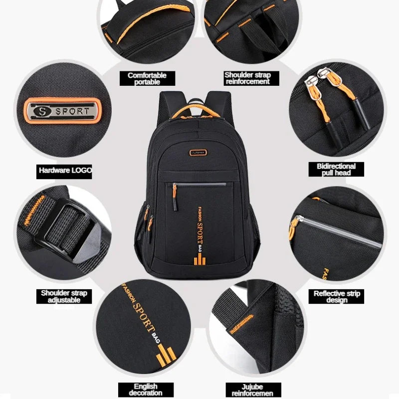 Robust Oxford Waterproof Men's Backpack