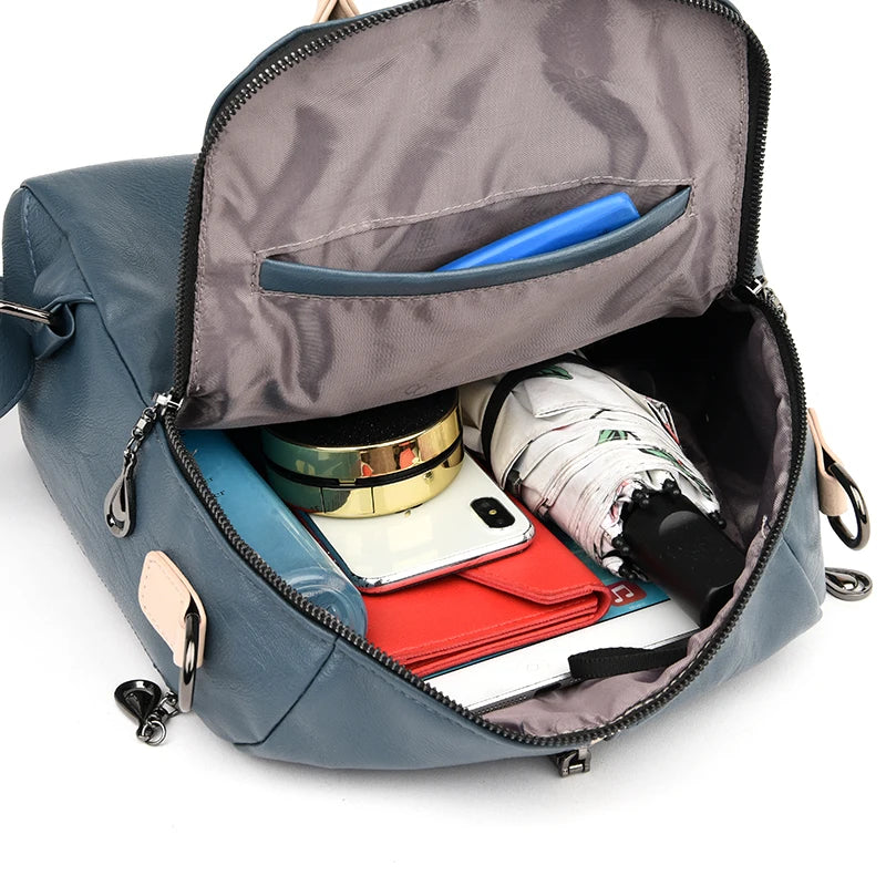 Stylischer zweifarbiger Rucksack