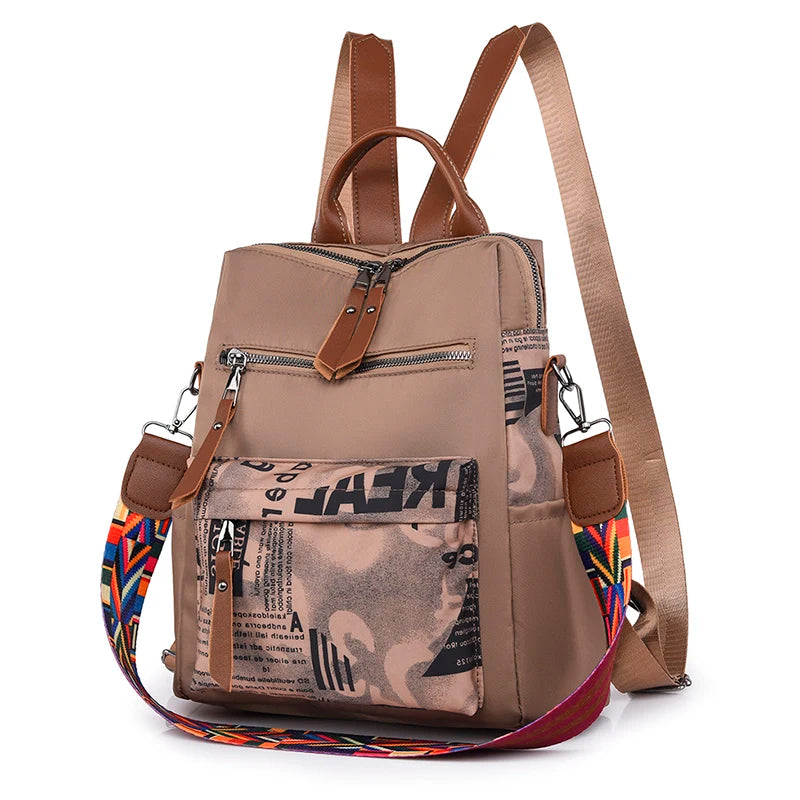 2025 Urban Chic Patchwork Women's Backpack
