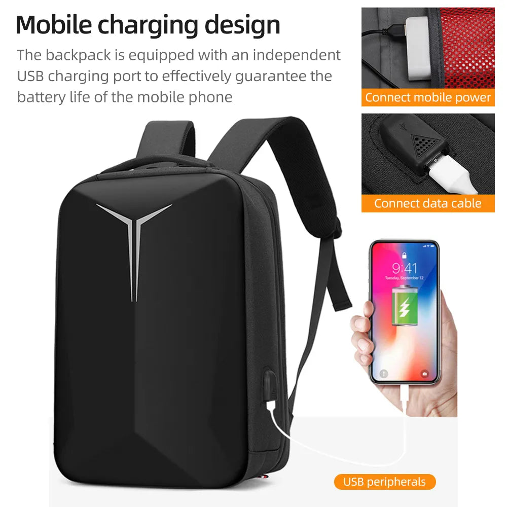 TechSavvy Commuter: 15,6-Zoll-Laptop-Rucksack mit USB-Ladeanschluss