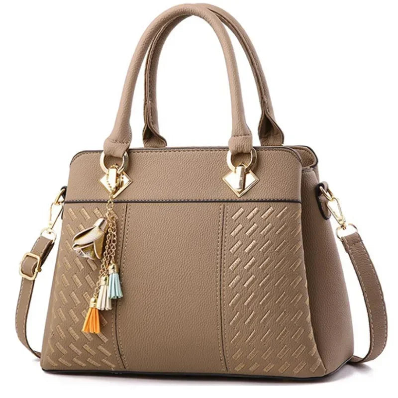 Elegant Korean Style Tassel Handbag – Chic Shoulder Crossbody Bag