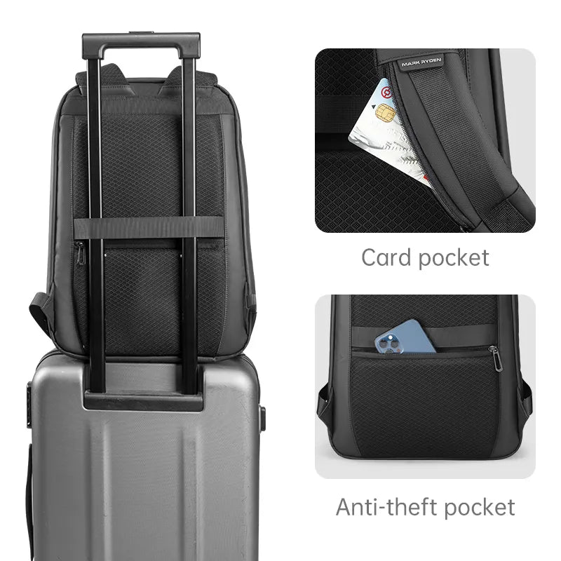 Schlanker, minimalistischer Business-Laptop-Rucksack