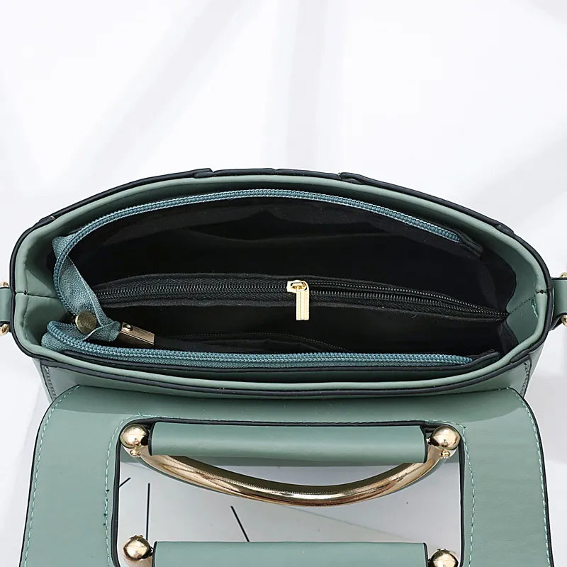 Chic City Tote - Elegante Messenger Bag aus Leder